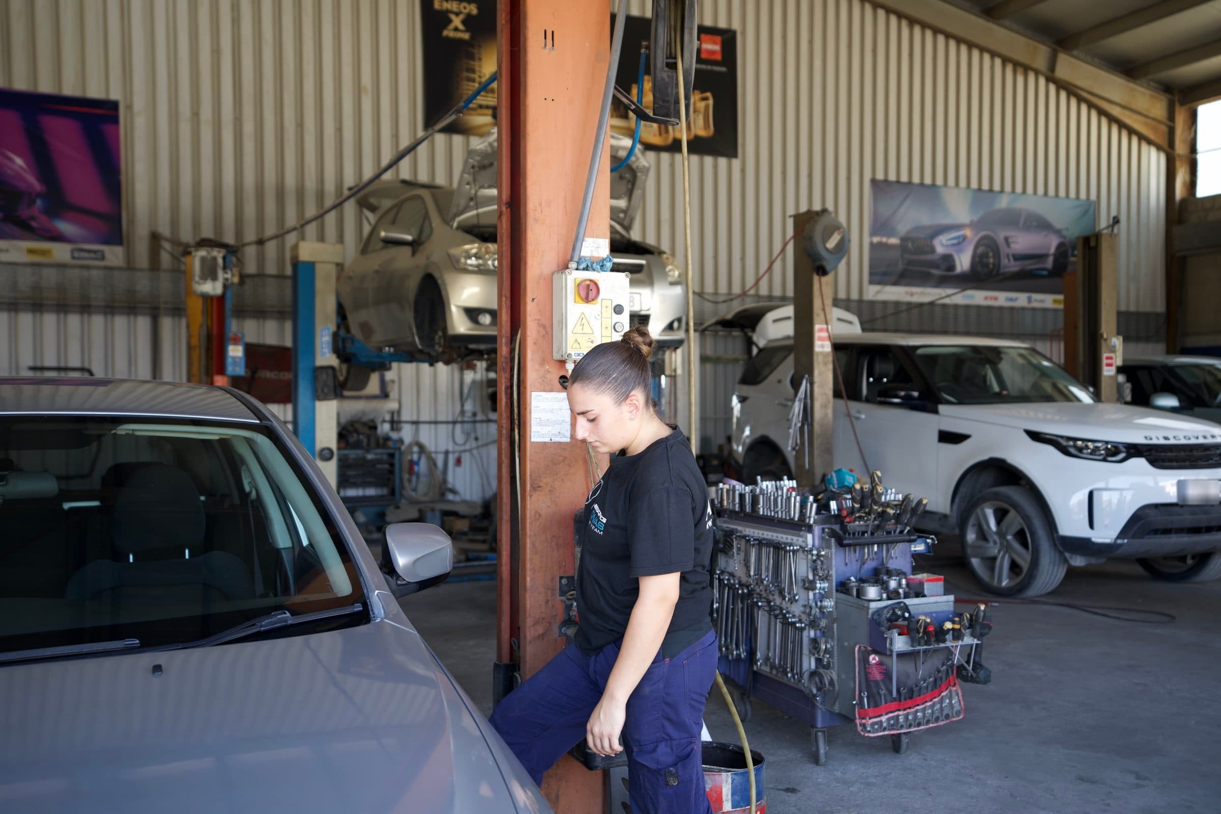 The workshop floor between jobs